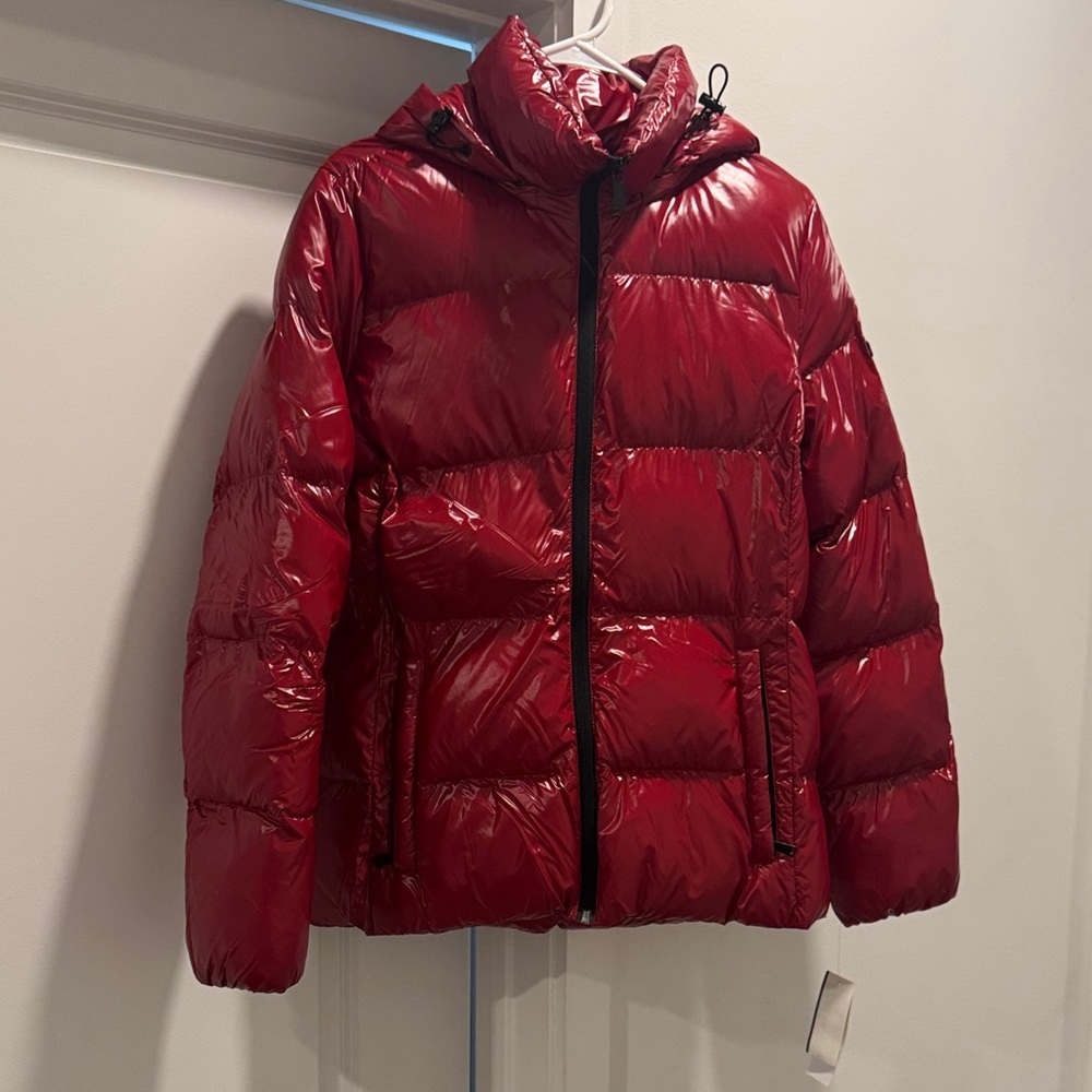 Bcbgeneration Red Puffer Jacket - image 1